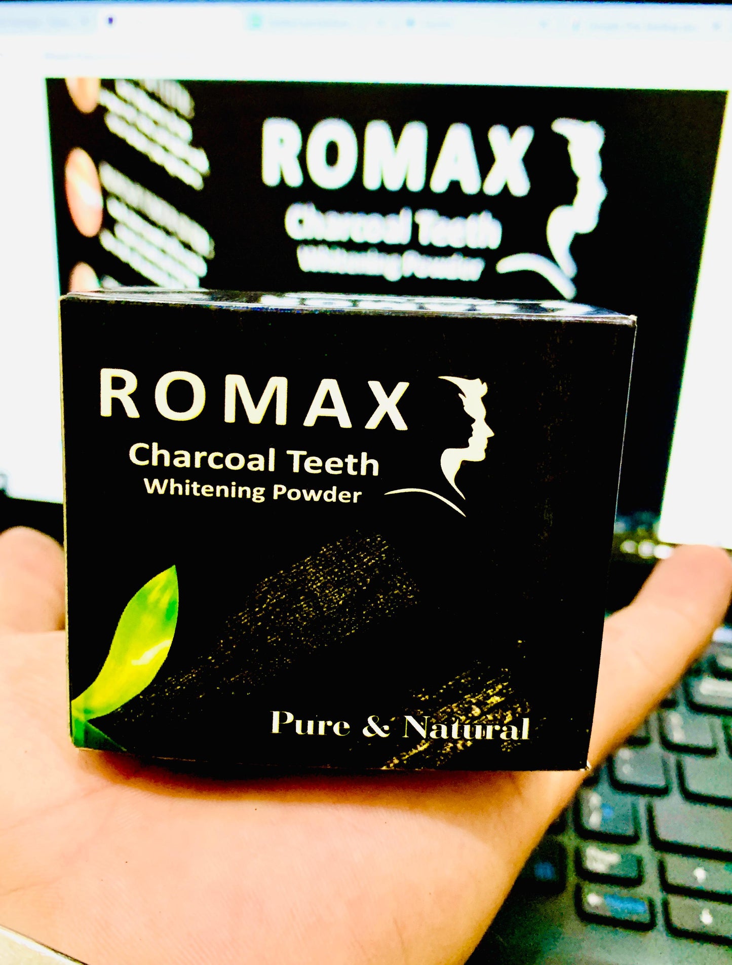 ROMEX Charcoal Teeth Whitening Powder