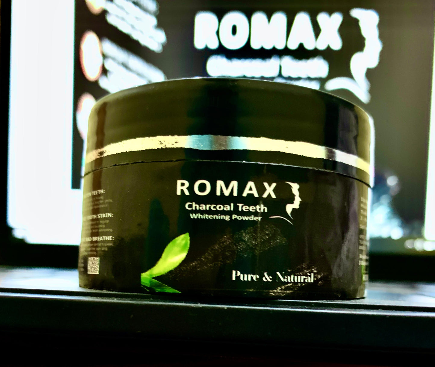 ROMEX Charcoal Teeth Whitening Powder
